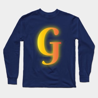 Letter G Letter Art Long Sleeve T-Shirt